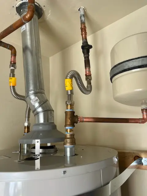 Water heater installation and plumbing repair in Chipley